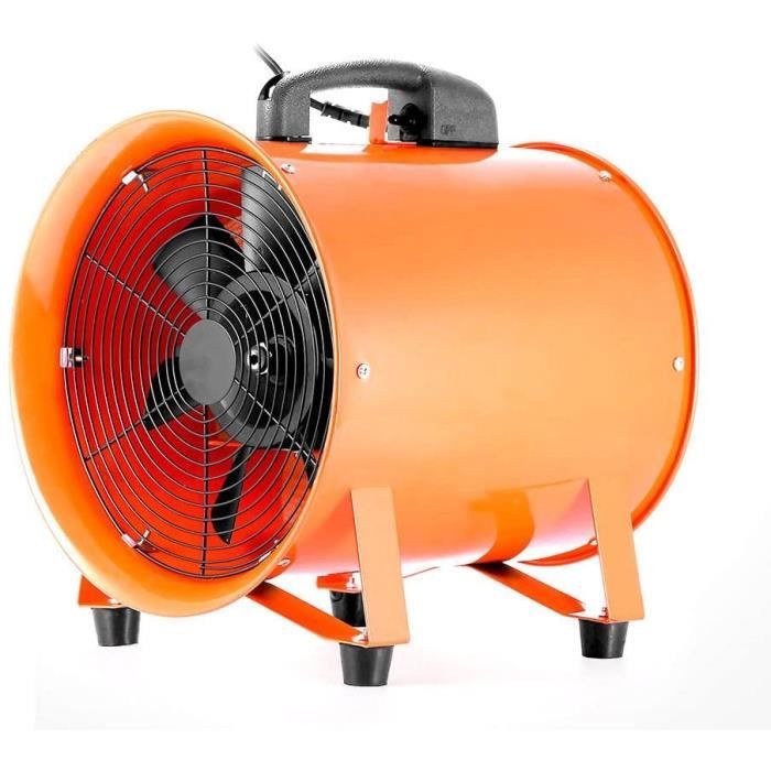 NOUVEAU 12-300mm Ventilateur Construction + 5m Tuyau PVC /12- Ventilateur Axial Ventilateur + Tuyau TOP