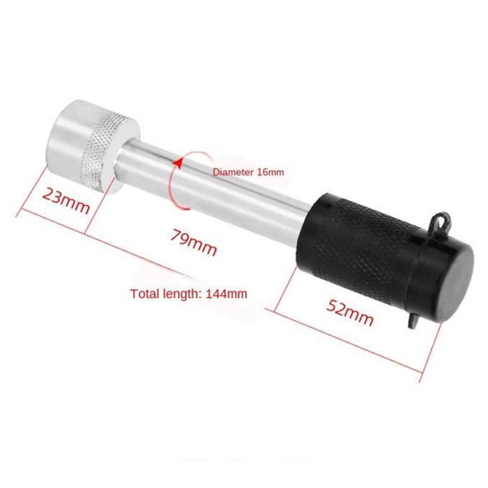 Goupille De Verrouillage D'attelage De Remorque 5/8 inchHeavy Duty Avec 2 Clés Capuchon Anti-poussière étanche 159 Mm