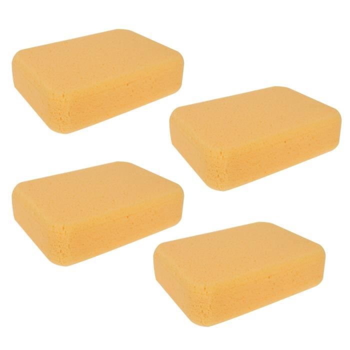 4 PCs Lavage Éponge Bord De Coupe Outil Nettoyage Haute Densité Tampon pour Le EPONGE - PEAU DE CHAMOIS - MICROFIBRE - CHIFFON