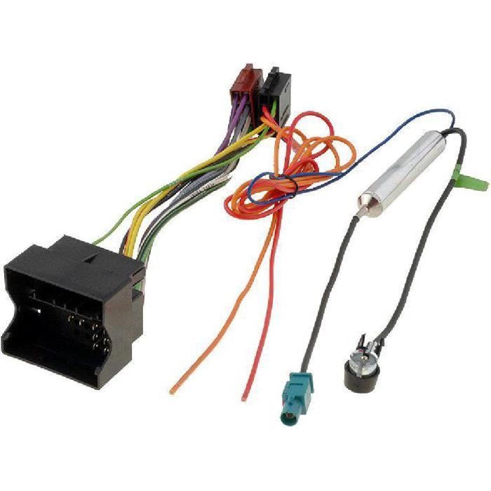 Fiche ISO autoradio Opel ap05 + Adaptateur antenne