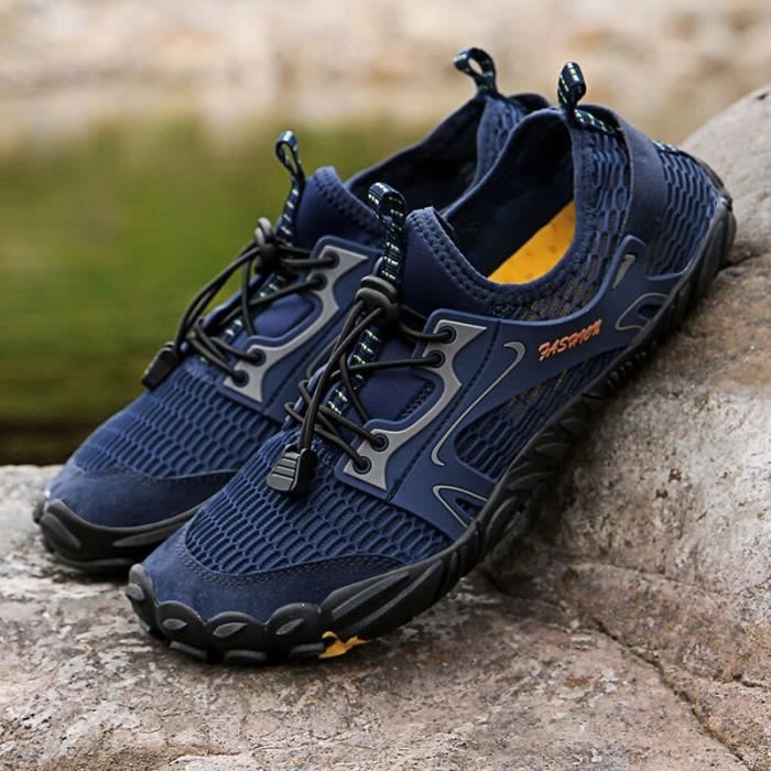 blue 41 -Vanmie – chaussures d'eau pour hommes, baskets de plage, pieds nus, de natation, grande taille 39 46, été, 2020
