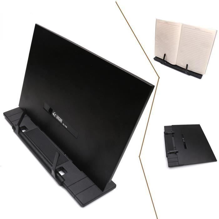 pliable Pupitre en métal portable multifonctionnel porte-livre de cuisine tablette lecture support de document