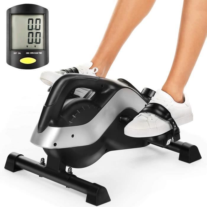 Profun Mini-Vélo Pédalier d'Appartement Portable 8 Niveaux de Résistance magnétique, Vélo d'exercice avec Moniteur LCD pour Exercer