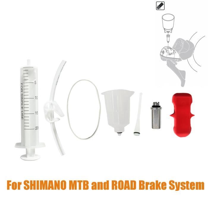 Couleur pour kit de route et de mtb Kit de purge de Frein Hydraulique de Vélo, pour Shimano Vtt et Système de