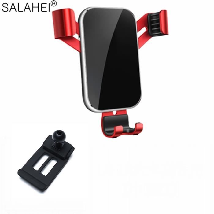 Supports voiture,Support De Téléphone Portable Pour Voiture Supports Support GPS Gravité Navigation POUR Audi Q5 2010 - Type red