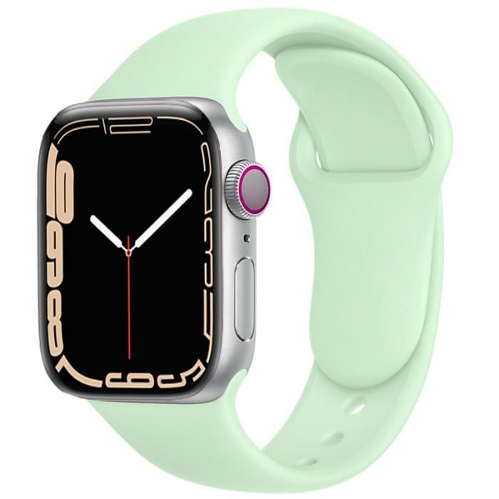 Silicone Strap Compatible Apple Watch Sports Soft Bracelet Wristband For IWatch Series 7 6 5 4 3 SE 42mm 44mm 45mm SM KRUIX41WMK