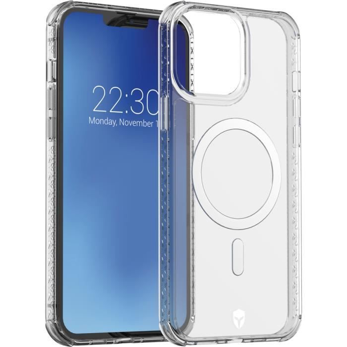 Coque Renforcée Apple iPhone 13 Pro Max AIR Compatible MagSafe Garantie à vie Transparente Force Case