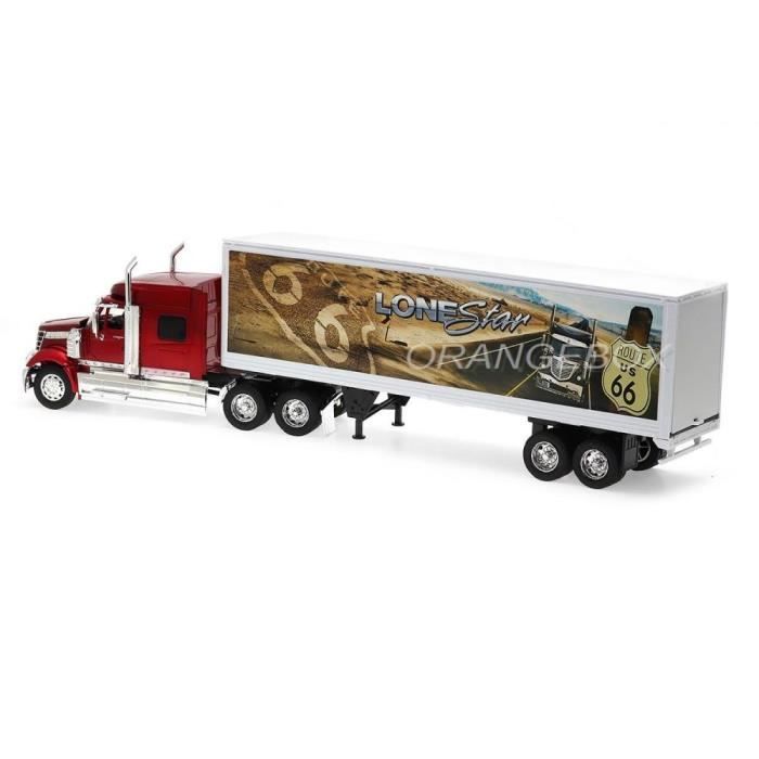 CAMION 1/32 INTERNATIONAL LONESTAR NEW 40' ROUTE 66