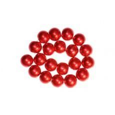 100 x Perle en Verre Nacrée 6mm Rouge Vif