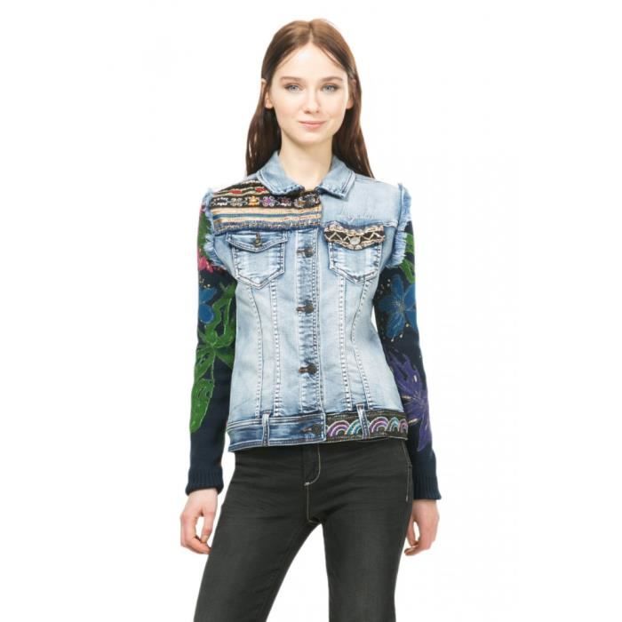 Veste Desigual Andréa Denim Medium Wash Bleu 67E29M4