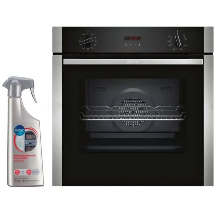 NEFF FOUR PYROLYSE encastrable inox 71L Multifonction 7 modes de cuisson