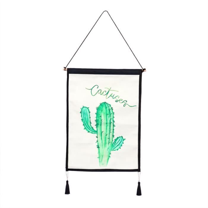 1 PC Tropical vert nordique plantes décoratives tapisserie tenture murale Art de chevet NATTE DE PLAGE - TAPIS DE PLAGE