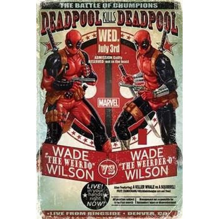Affiche Deadpool Wade vs Wade