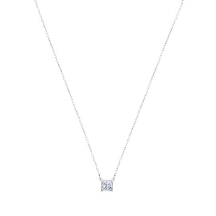 Sautoir - Collier - Collier Swarovski Attract Square - Matière:Plaqué