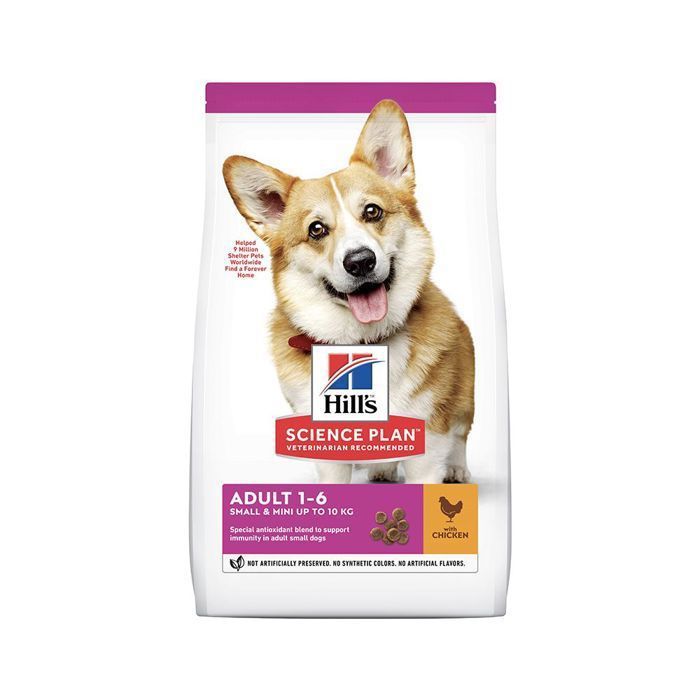 Meilleurs prix pour Hill's Science Plan Small & Mini Nourriture pour chien adulte au poulet, 1,5 kg