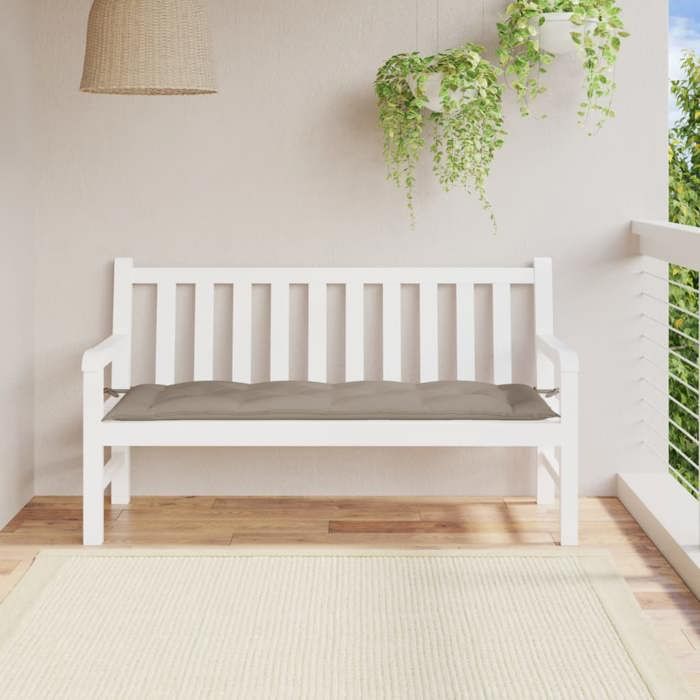 vidaXL Coussin de banc de jardin 150x50x7 cm tissu oxford 314957 - vue 2