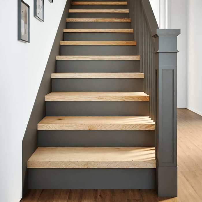 vidaXL Marches descalier 16pcs non traité 70x30x2cm bois chêne massif marche descalier pour escalier en bois 3282935