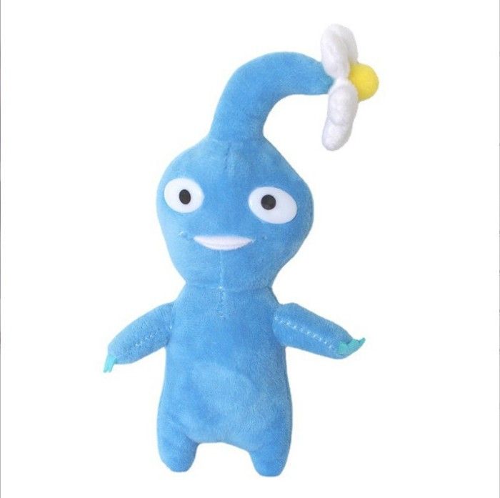 15 cm Pikmin peluche poupée jeu Olimar mosaïque feuille bourgeon balle douce poupée cadeau danniversaire Style fleur bleue