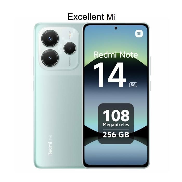 Xiaomi Redmi Note 14 256 Go Vert - vue 4