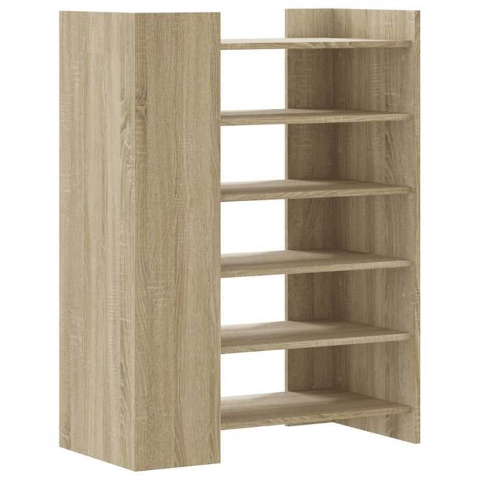 Bonne qualité - Armoire à chaussures - BONNIE - Commode à chaussures chêne sonoma 74 5x37 5x100cm - Meuble dentrée Coffre Bonne qualité - Armoire à chaussures - BONNIE - Commode à chaussures chêne sonoma 74 5x37 5x100cm - Meuble dentrée Coffre
