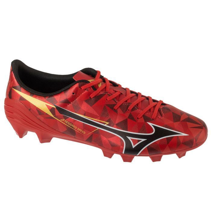 Mizuno Alpha II Select FG P1GA256560 Homme Rouge chaussures de football