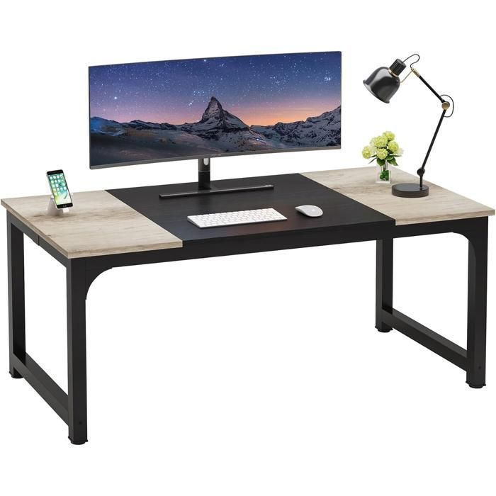 Bureau Pliable AuraCraft 80x40x75 Cm Noir – Table Ordinateur, Étude, Travail, Gaming, Facile à Ranger