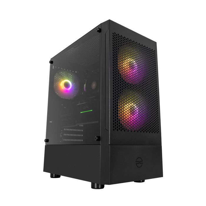 PC Gamer - PCSPECIALIST - Ryzen 5 5500 - GeForce RTX 5060 - 16Go RAM - 1To SSD - Windows 11