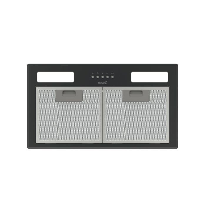 Hotte aspirante - CATA - GT PLUS 45 BK/M - Noir - Finition brossée - Filtre maille