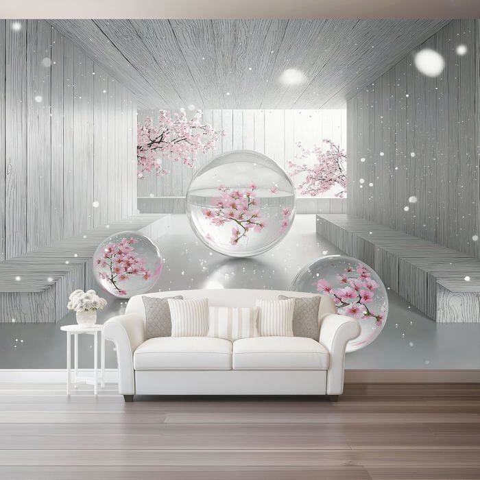 Papier Peint Panoramique Mural pour Salon 350x250cm, 3D Moderne Luxe ...