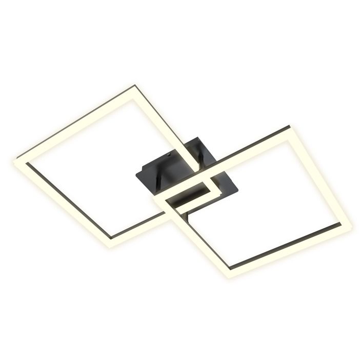 Aufun Plafonnier LED 60W Moderne Géométrique Plafonnier Pour salon chambre salle de bain lampe de salon - Dimmable