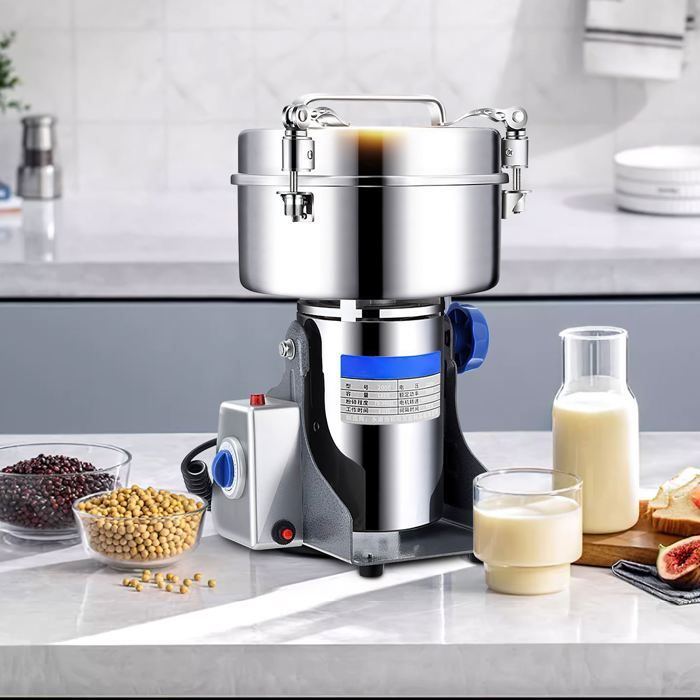 Comparer les prix de Moulin à grains électrique 34 000 tr/min capacité de 800 g fonctionnement silencieux avec protection contre les surcharges