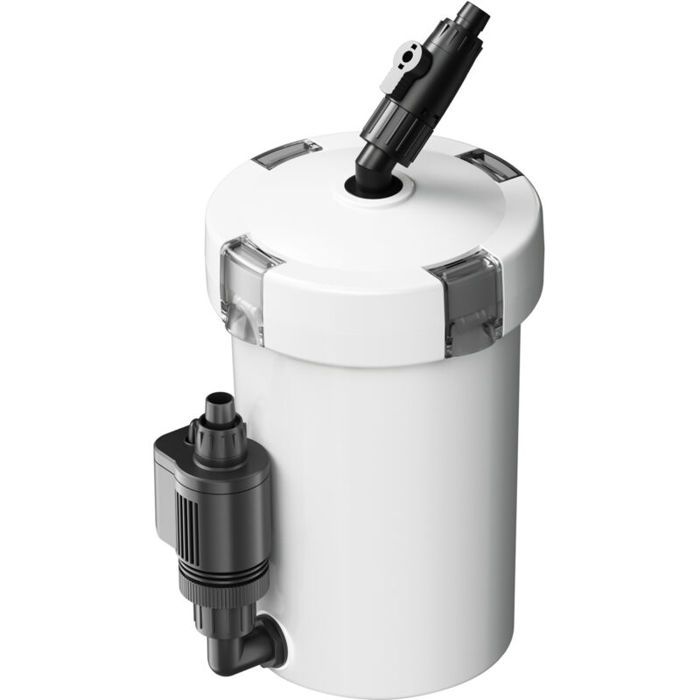 Filtre extérieur pour aquarium - DEKOPRO - Débit 400 l/h - 3 étapes de filtration - Installation simplifiée