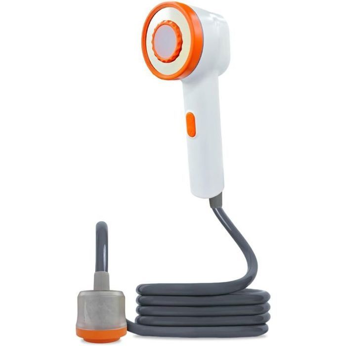 Pompe de Douche Portable Rechargeable – 4 Modes Étanche Idéale Camping & Plage