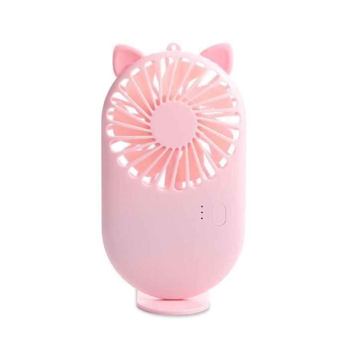 Chat-rose - Mini ventilateurs électriques portables, rechargeables, Usb ...