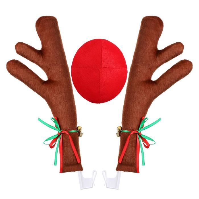 Nez de bois de renne de voiture pour le kit de costume de décoration de  Noël