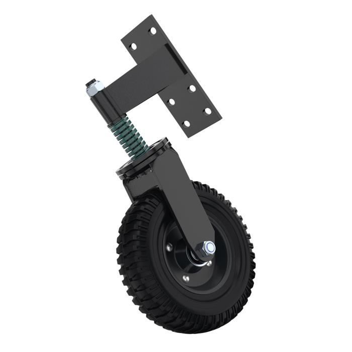Roulette Pivotante Pour Portail 3 Pouces - Capacité 220 Lb, Ressort De Frein