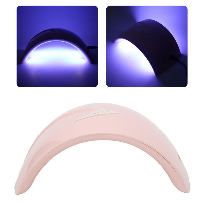 Lampe UV Sèche Ongles, 3W Lampe De Polymérisation De Colle Professionnel Avec Tête Ajustable