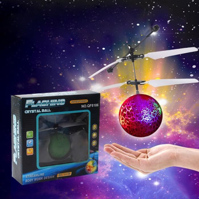 RC Flying ball drone hélicoptère balle intégrée brillant éclairage LED