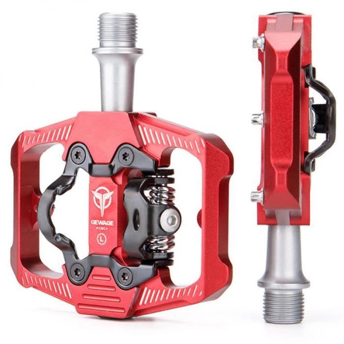 Pédales VTT Anti-Dérapantes INBIKE - Alliage Aluminium - 3 Roulements - 9/16"