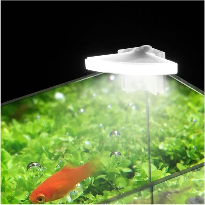 45W Aquarium LED avec minuterie coquillage décoration RVB étanche,  107-130cm