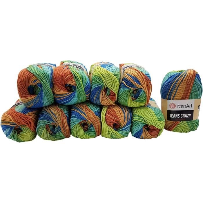 Lot De 9 Pelotes De Laine écru 50g - Neuf, Pour Tricot, Sans Marque
