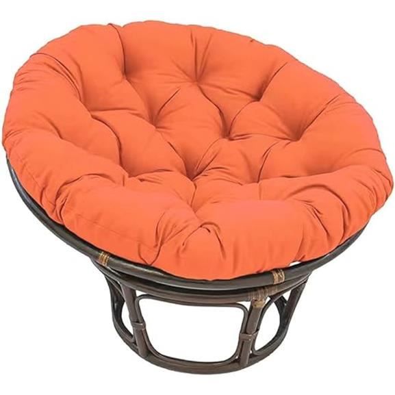 Coussin de Balançoire - Noname - Rond - Orange - 60x60cm - Relaxation