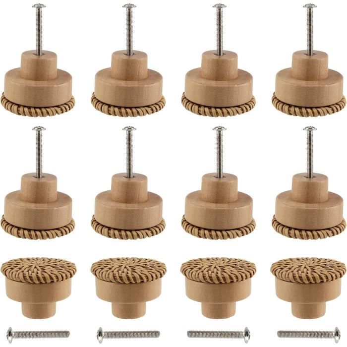 Lot De 10 Boutons De Porte En Céramique Faits À La Main Vintage, Shabby Chic, Meubles D