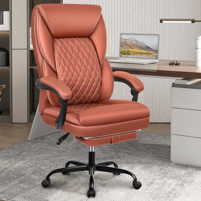 Inbox Zero Fauteuil de jeu en polyuréthane avec repose-pieds et support lombaire à massage et Commentaires - Canada