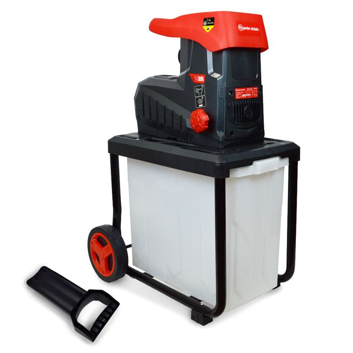 Broyeur de végétaux - ELEM GARDEN TECHNIC - 2800W - Silencieux - 45mm - Bac 60L Broyeur de végétaux - ELEM GARDEN TECHNIC - 2800W - Silencieux - 45mm - Bac 60L