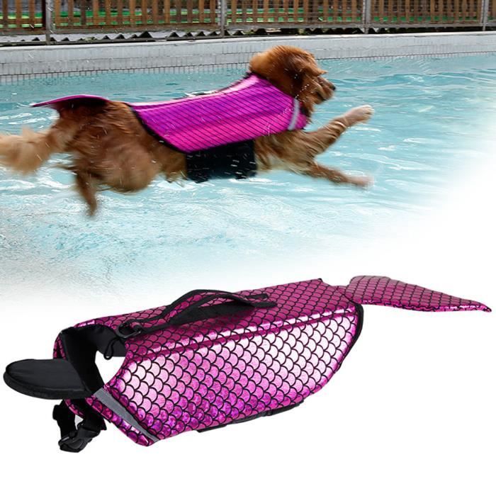 Gilet De Natation Pour Chien De Compagnie Gilet De Flottaison Gilet D Aide A La Flottabilite Costume Vetements Cjjpkm Cdiscount
