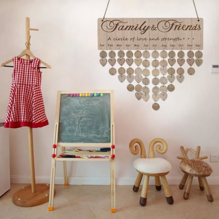 Planche De Panneau D Anniversaire De Famille Bricolage Suspendu Calendrier De Rappel D Anniversaire En Bois 1 Cdiscount Beaux Arts Et Loisirs Creatifs Planche De Panneau D Anniversaire De Famille Bricolage Suspendu Calendrier De Rappel D Anniversaire En Bois 1 Cdiscount Beaux Arts Et Loisirs Creatifs