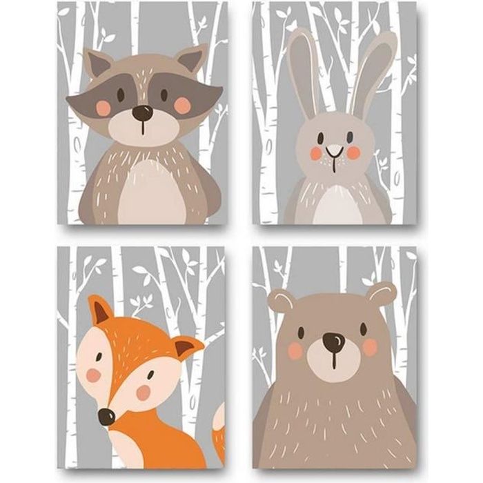 Set De 4 Posters Pour Chambre De Bebe Ou D Enfant Sans Cadre Pour Fille Garcon Poster Animal Impression Art Affiches Decorations Mur Cdiscount Maison Set De 4 Posters Pour Chambre De Bebe Ou D Enfant Sans Cadre Pour Fille Garcon Poster Animal Impression Art Affiches Decorations Mur Cdiscount Maison