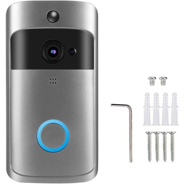 Sonnette Vidéo Smart Home Sonnette Wifi Interphone Vidéo Porte Cloche