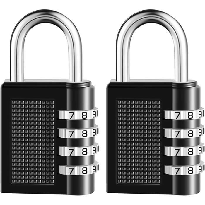 Serrures à Combinaison à 4 Chiffres, Serrure Combinée en Acier Plaqué